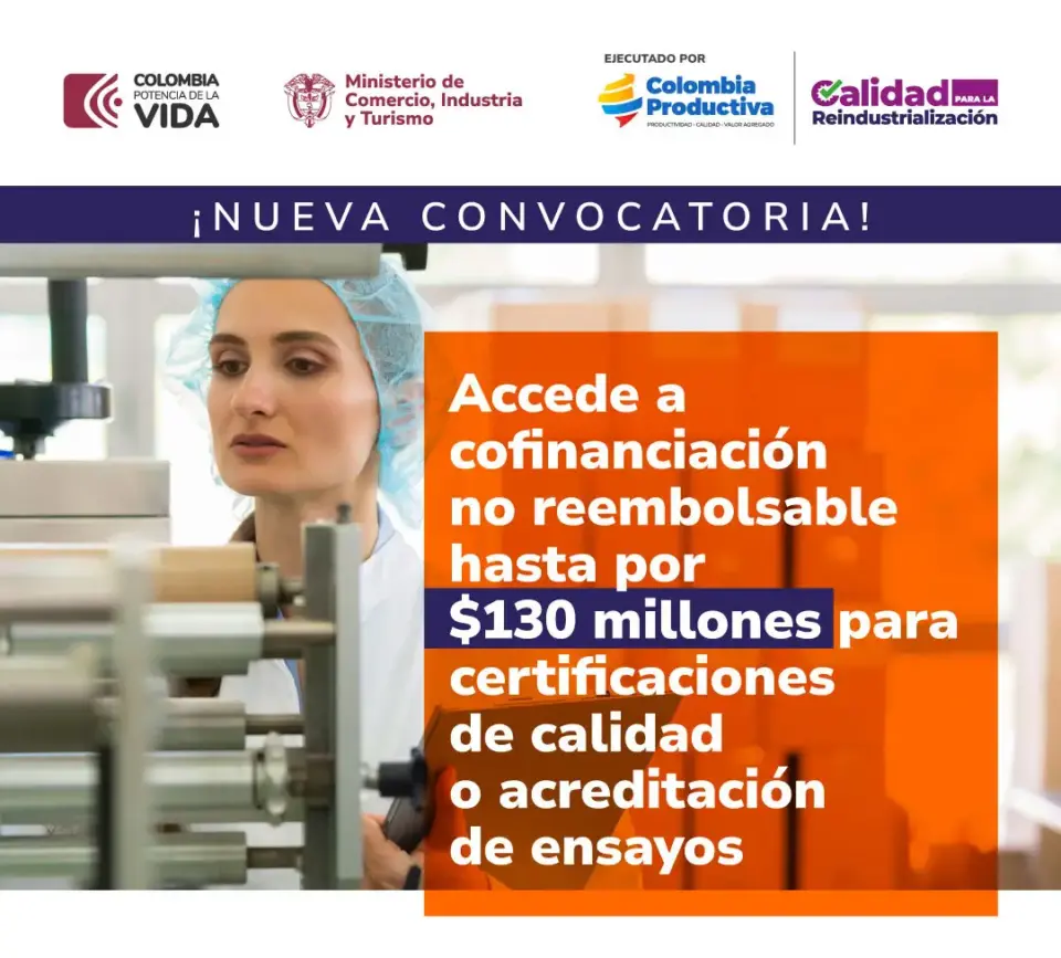 Accede a cofinanciación para certificaciones de calidad con la convocatoria de Calidad para la Internacionalización